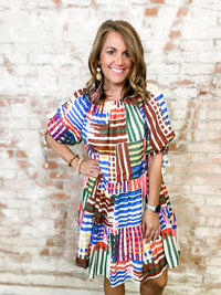 Carina Multicolor Tiered Dress