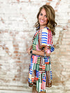 Carina Multicolor Tiered Dress