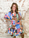 Carina Multicolor Tiered Dress