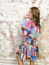 Carina Multicolor Tiered Dress