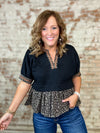 Karina Leopard Top