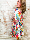 Belini Tropical Print Dress - FINAL SALE