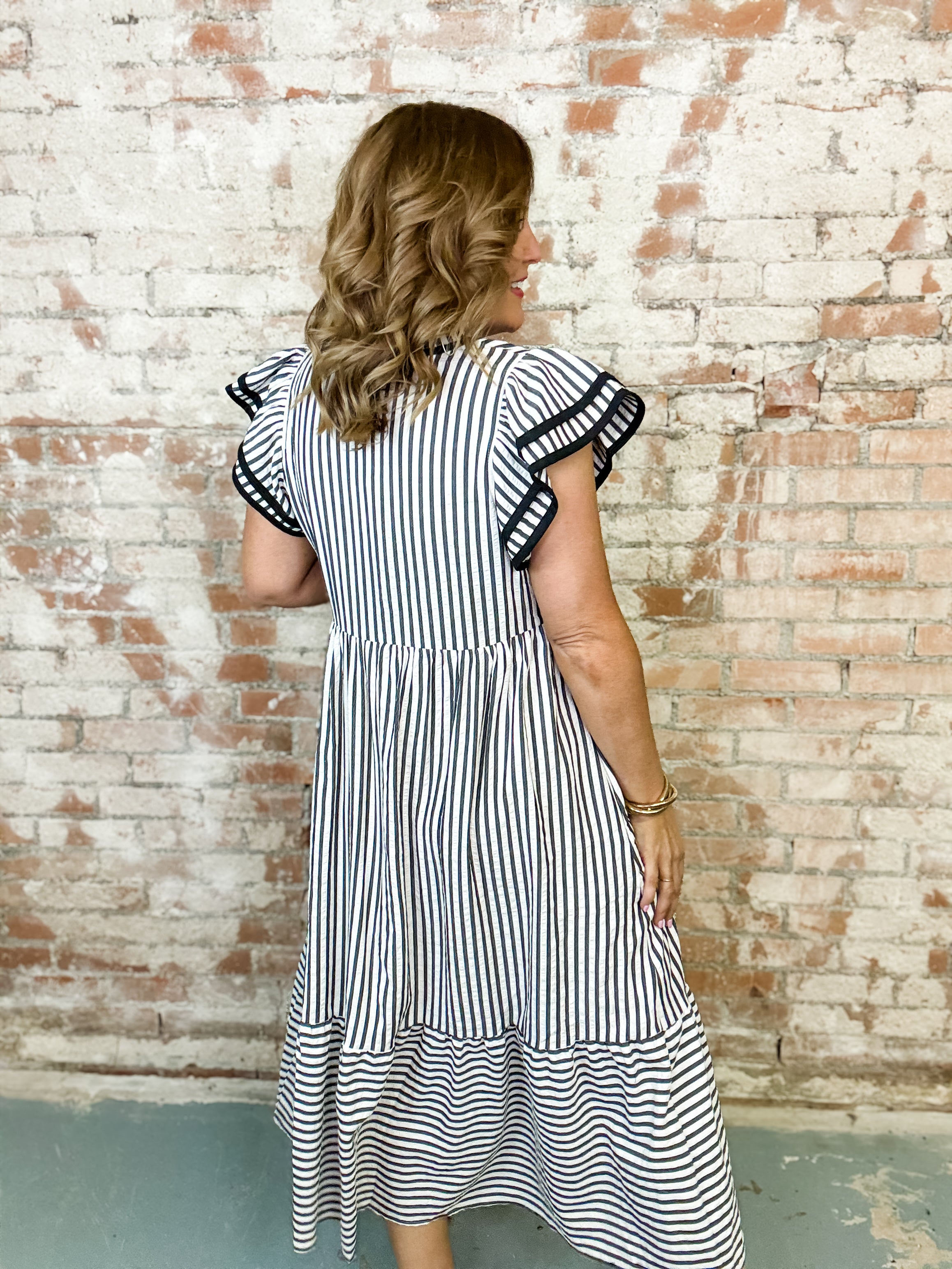 Kyla Stripe Dress