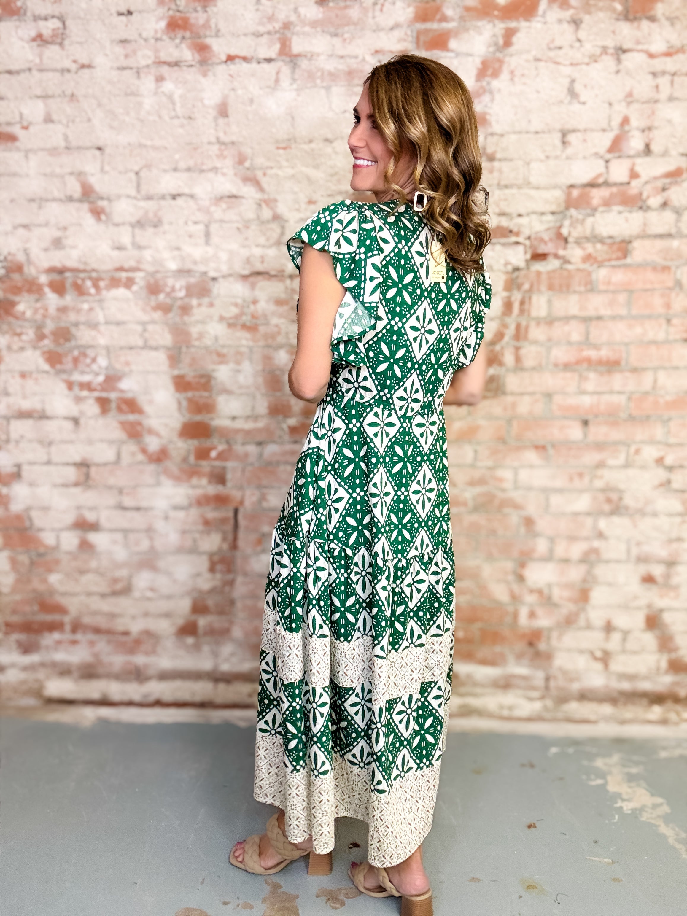 Halley Boho Midi Dress