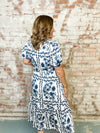 Tropical Print Dress