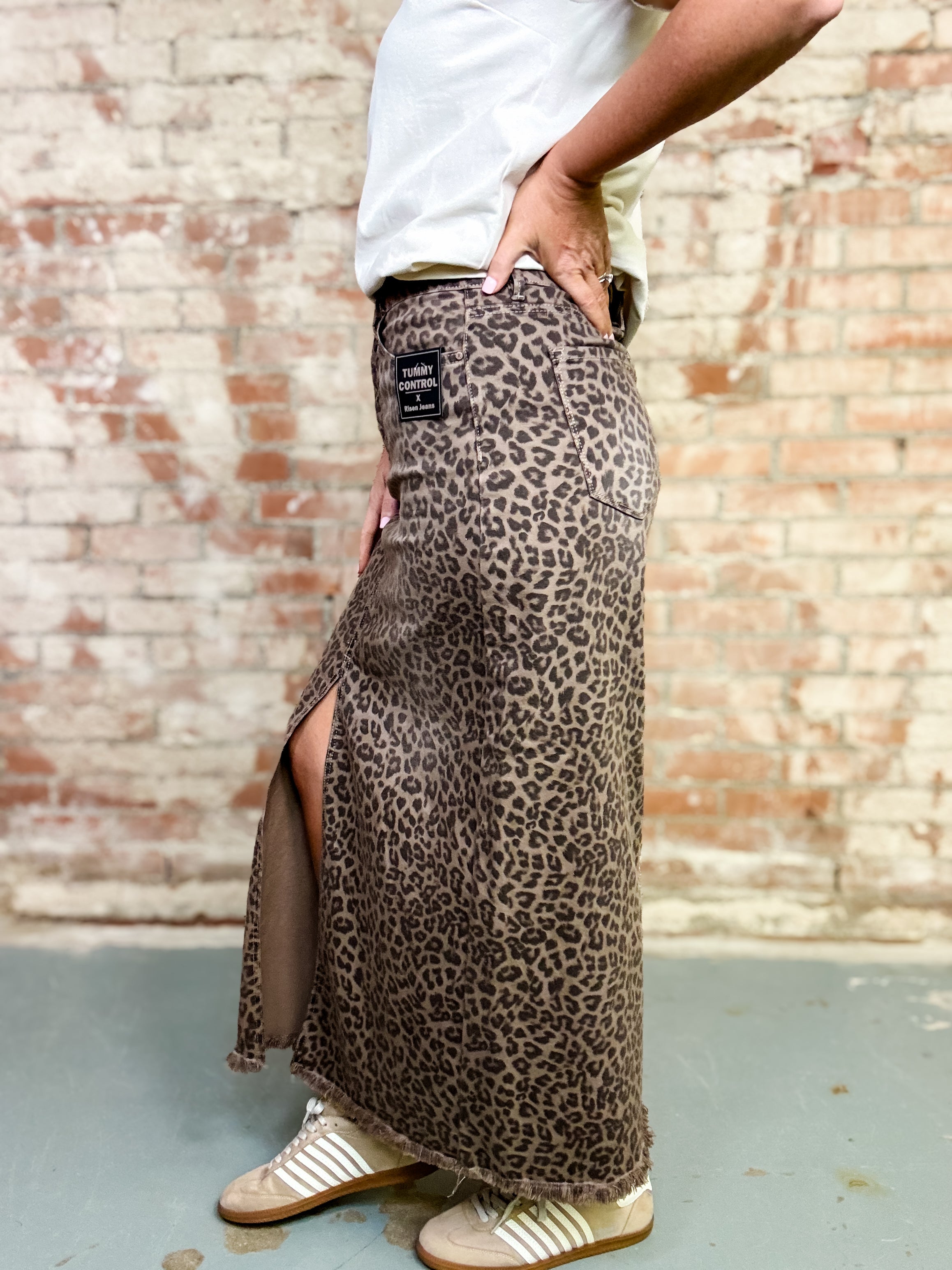Alexis Leopard Skirt