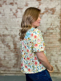Debbie Floral Top
