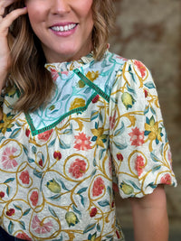Debbie Floral Top
