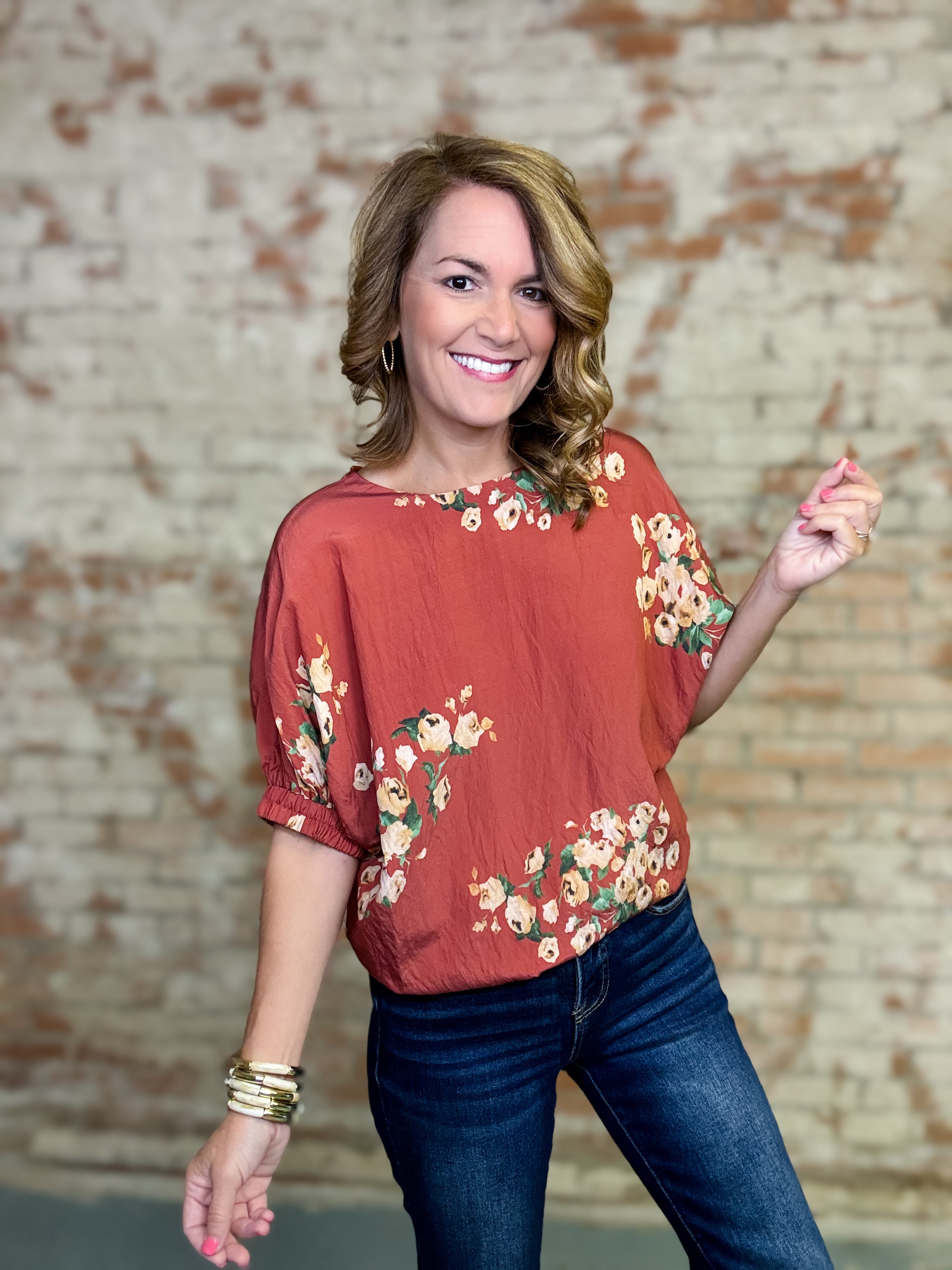 THML Brynley Floral Top