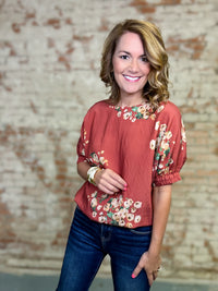 THML Brynley Floral Top