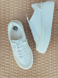 Yellowbox White Eloise Flatform Sneaker