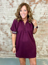 Carol Ribbed Trim Dress