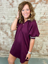 Carol Ribbed Trim Dress