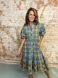 Uncle Frank Kristy Plaid Dress