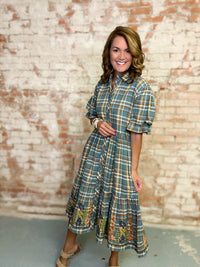 Uncle Frank Kristy Plaid Dress
