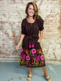 Uncle Frank Adelyn Embroidery Dress