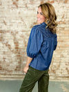 Olivia Diamond Denim Top