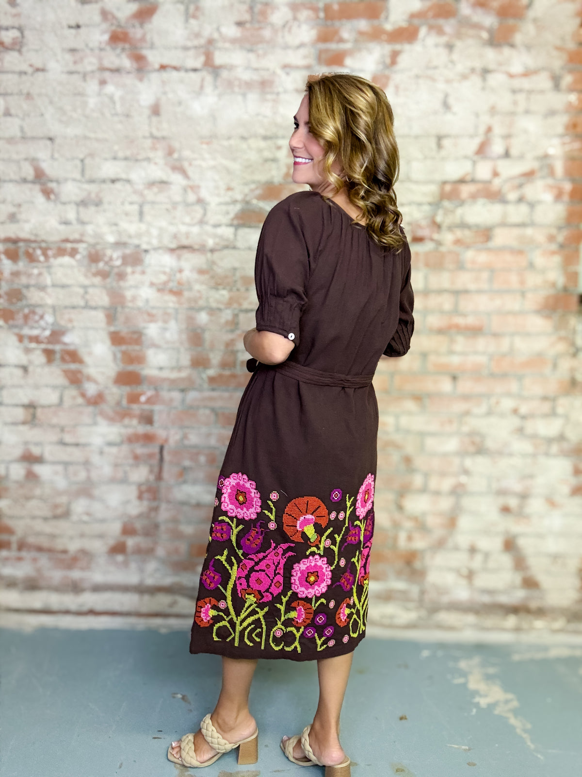 Uncle Frank Adelyn Embroidery Dress