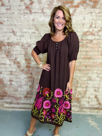 Uncle Frank Adelyn Embroidery Dress