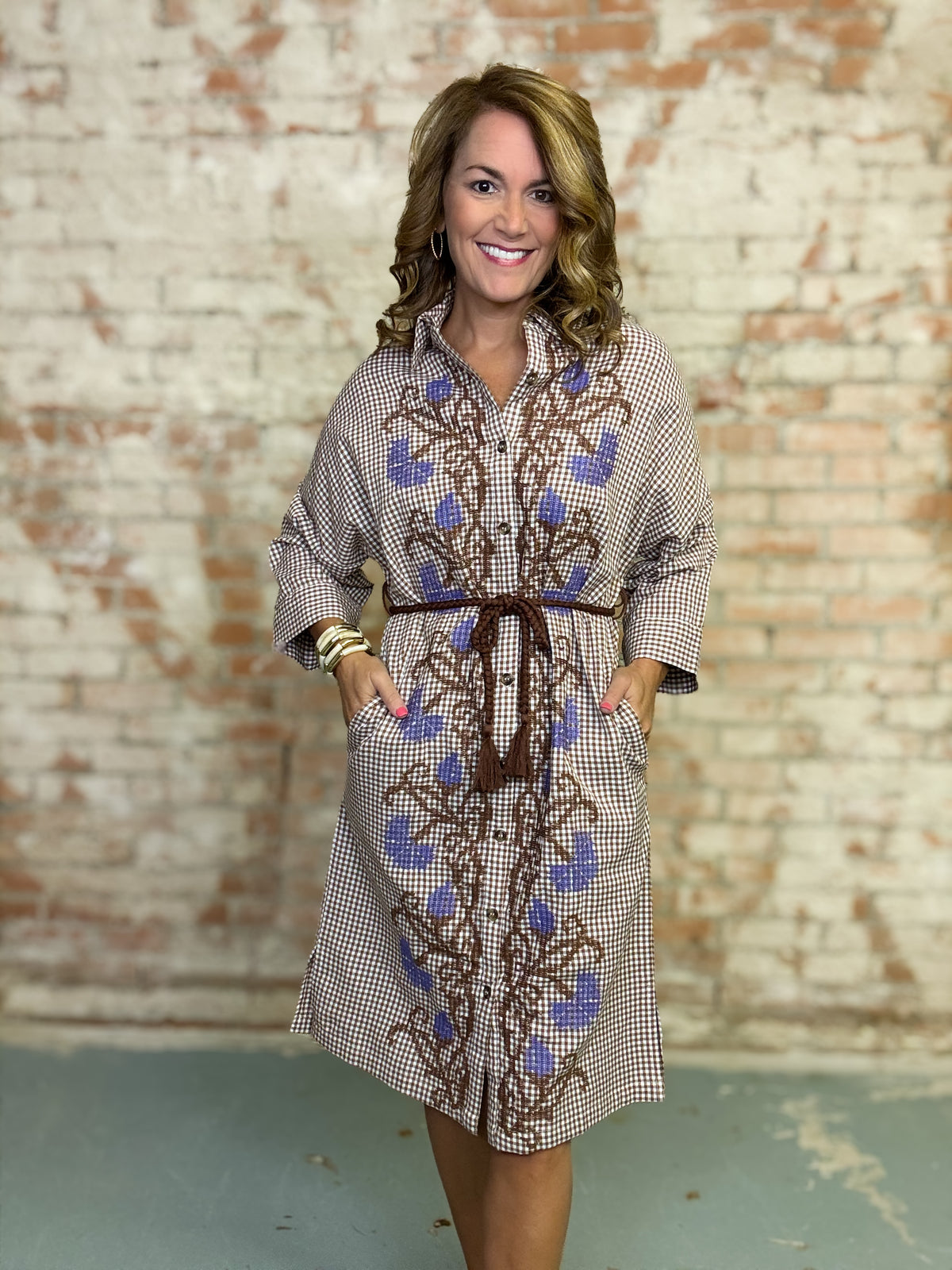 Uncle Frank Petrise Embroidered Dress