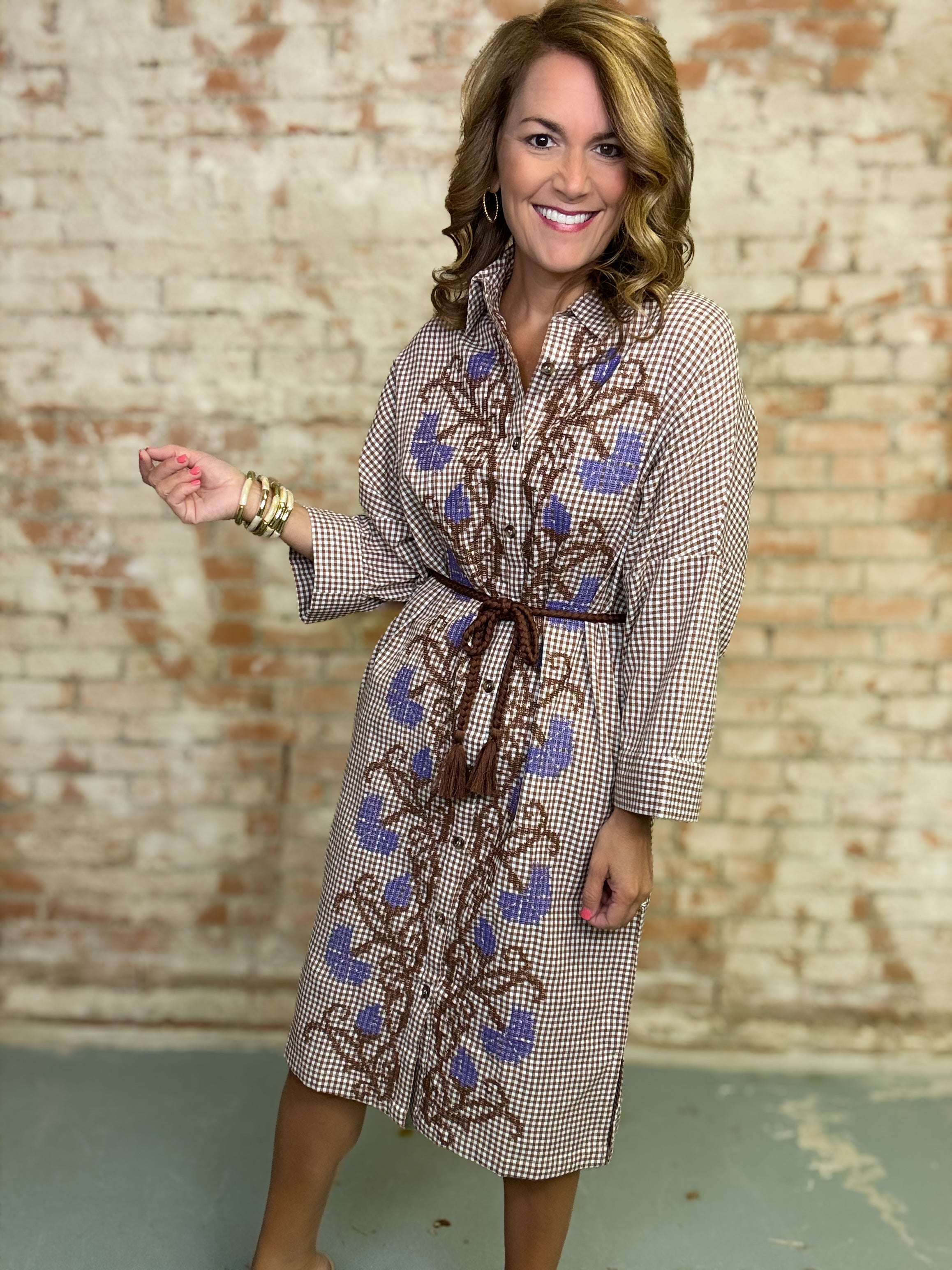 Uncle Frank Petrise Embroidered Dress