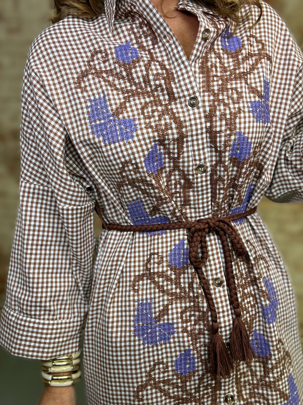 Uncle Frank Petrise Embroidered Dress