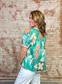 Solaman Floral Top