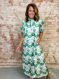 Eden Eyelet Midi Dress