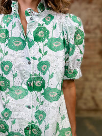 Eden Eyelet Midi Dress