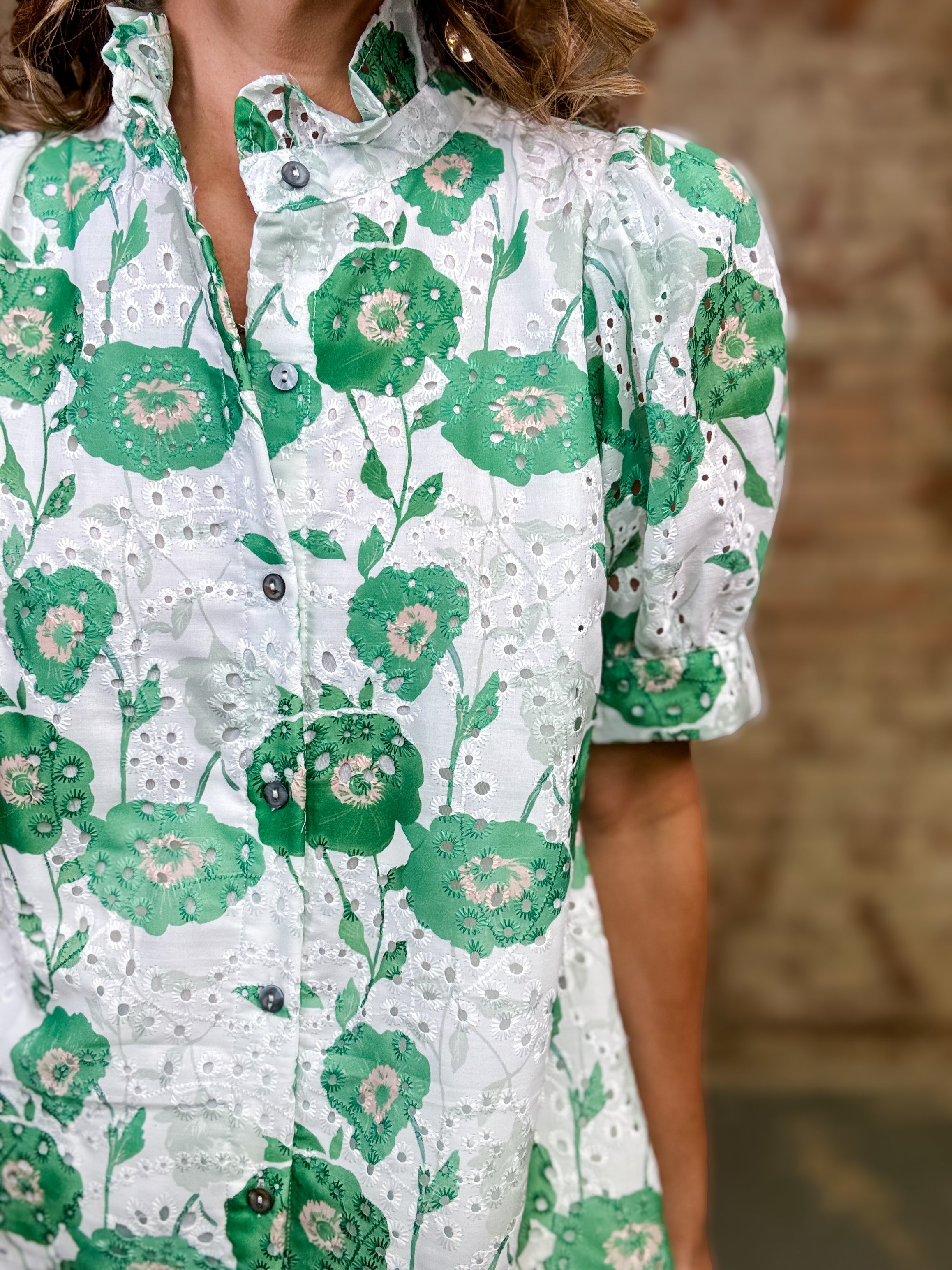 Eden Eyelet Midi Dress