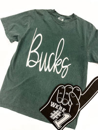 Silver Script Bucks Tee - FINAL SALE