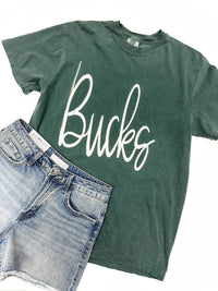 Silver Script Bucks Tee - FINAL SALE