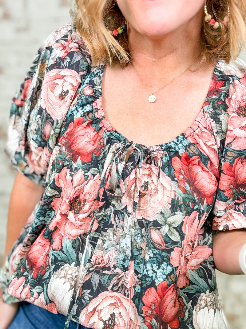 Cindi Floral Print Top