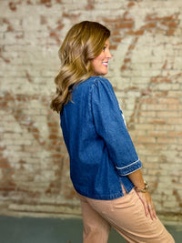 Blake Denim Top