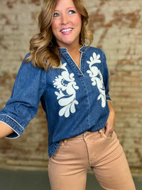 Blake Denim Top