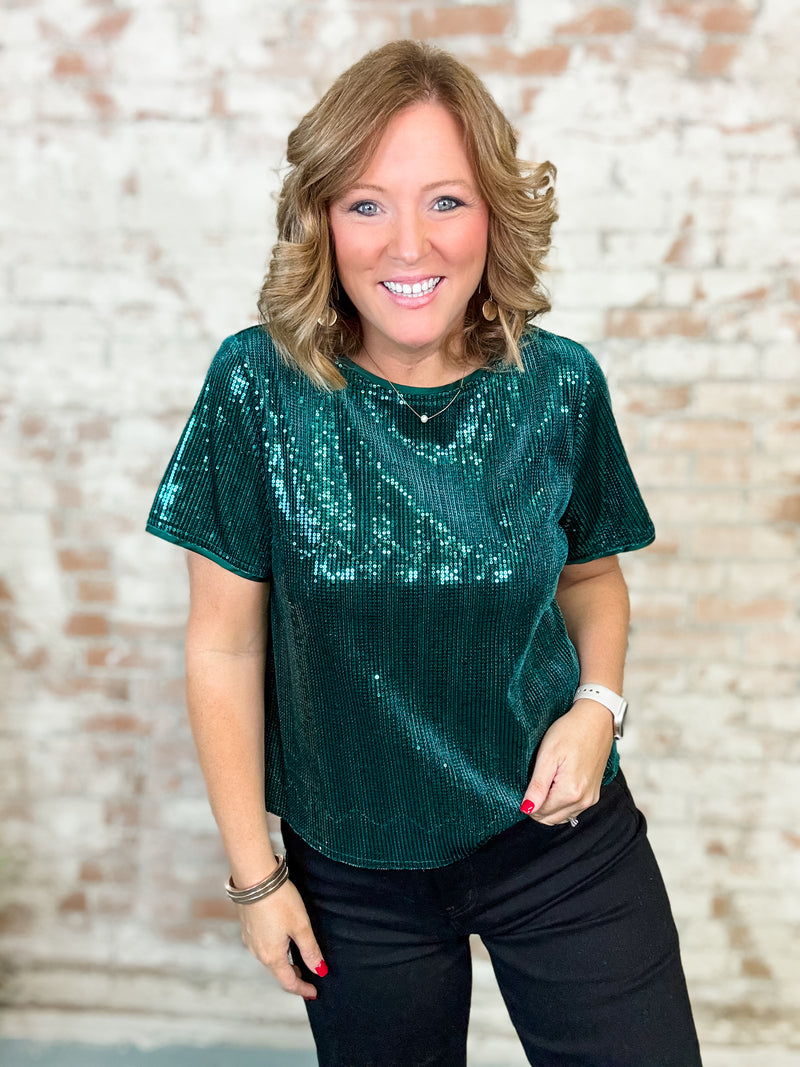 Carlile Sequin Top - FINAL SALE