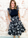 Tenille Ruffle Sleeve Dress - FINAL SALE