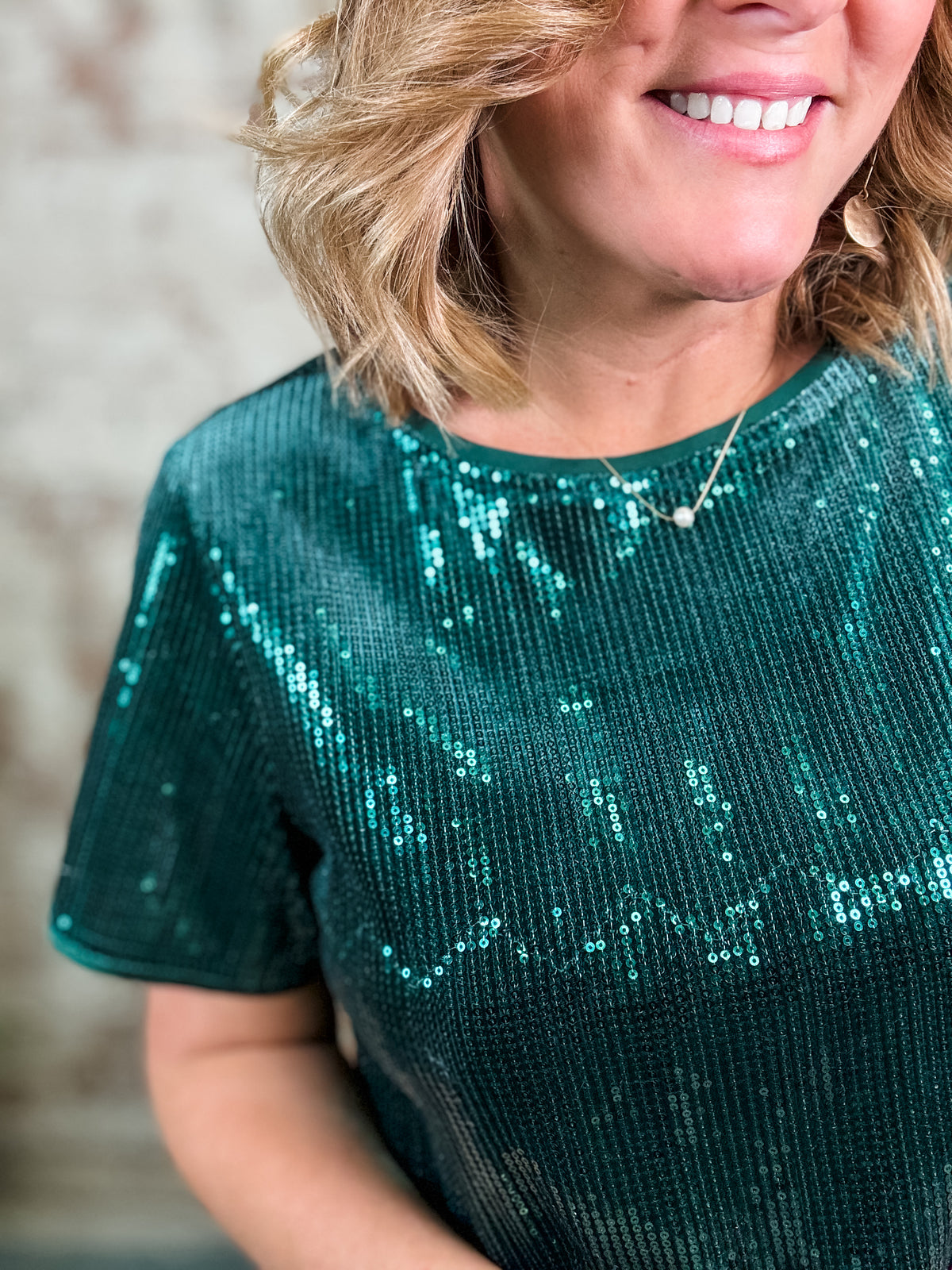 Carlile Sequin Top - FINAL SALE