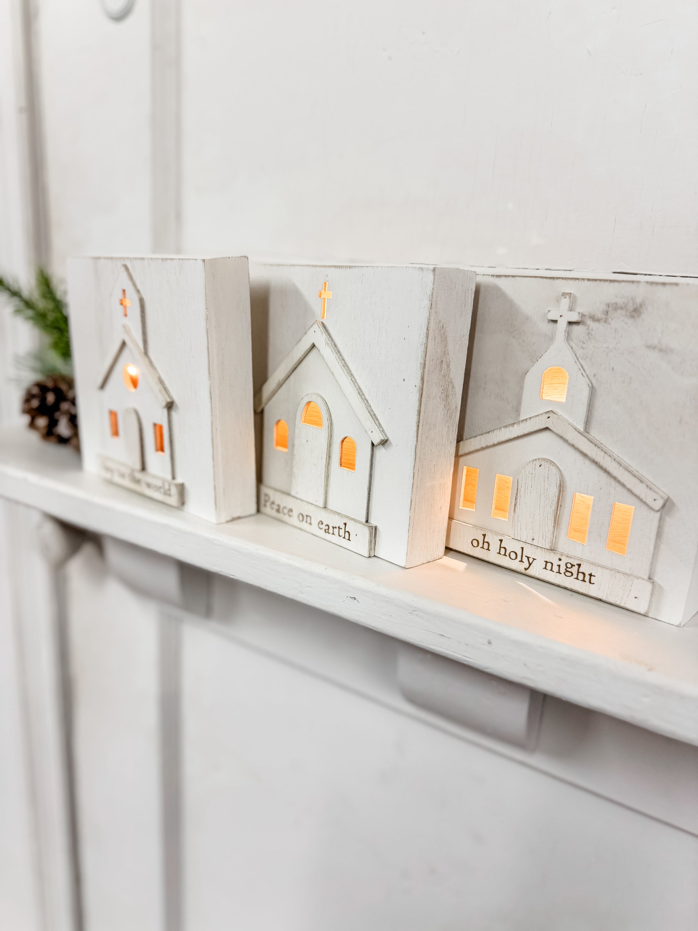 Mud Pie Light Up Church