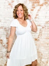 Paulette White Dress