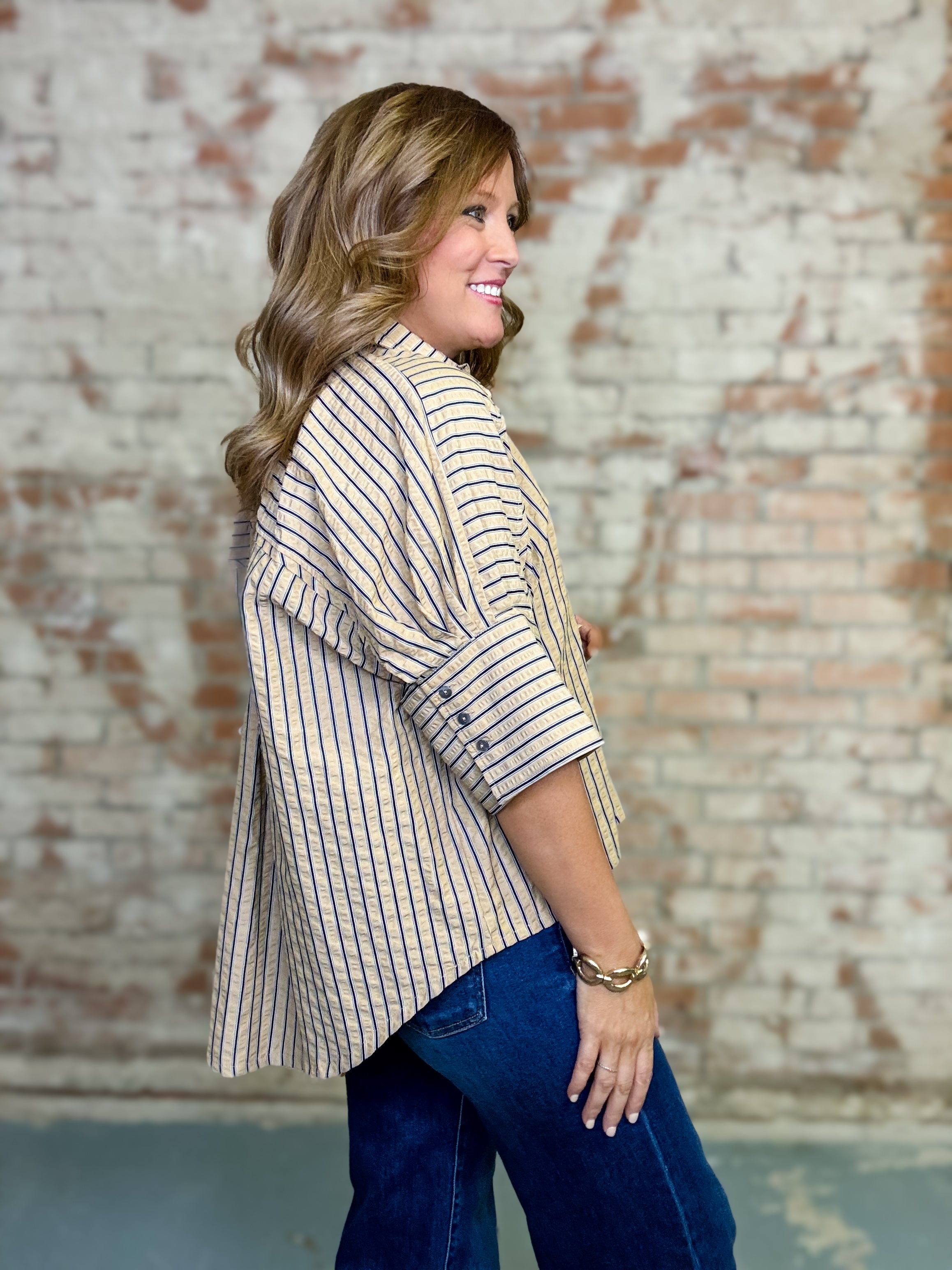 Mickie Button Down Top