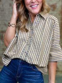 Mickie Button Down Top