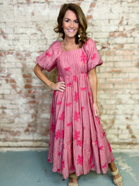 Wanette Tiered Midi Dress
