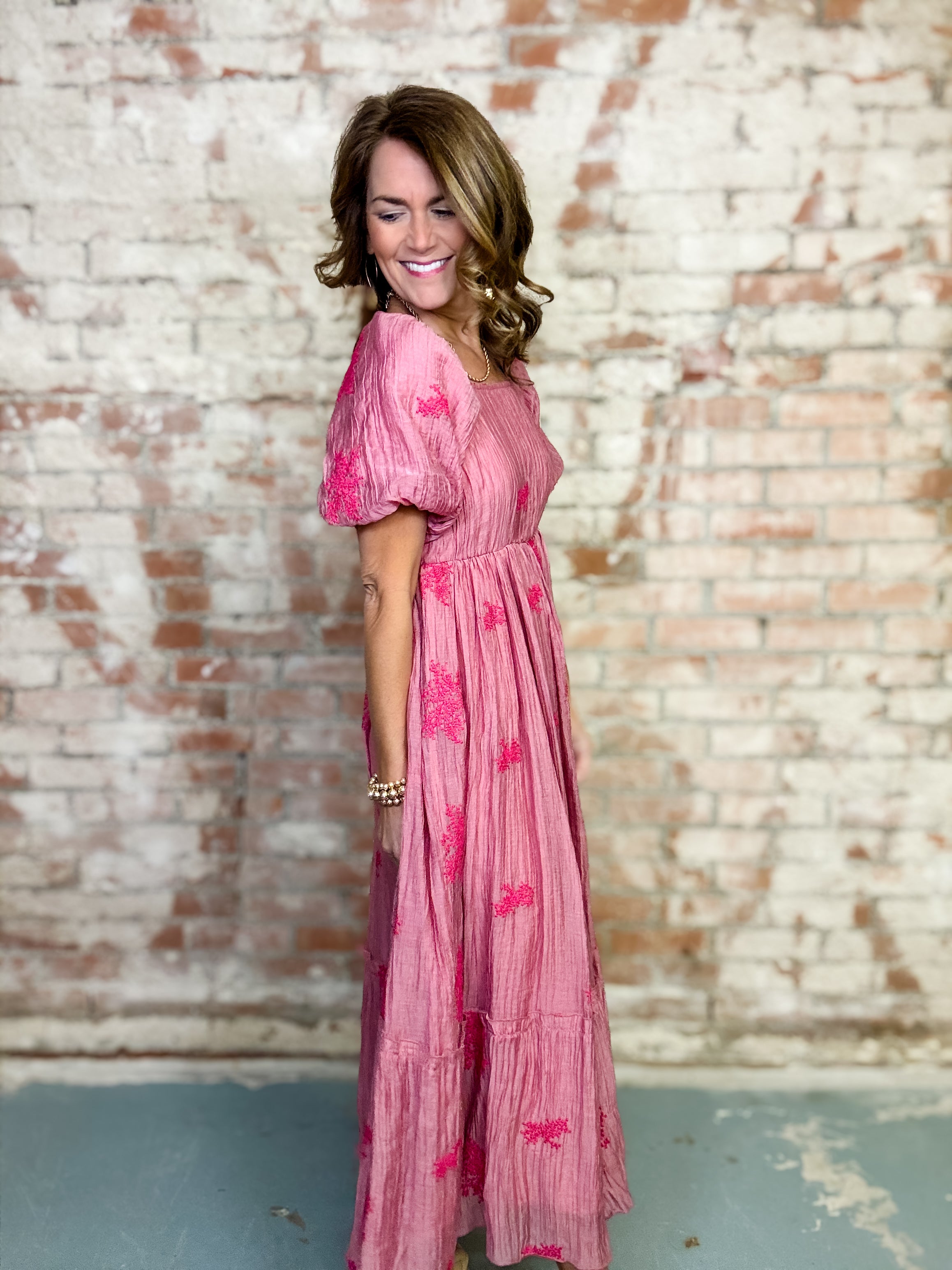 Wanette Tiered Midi Dress