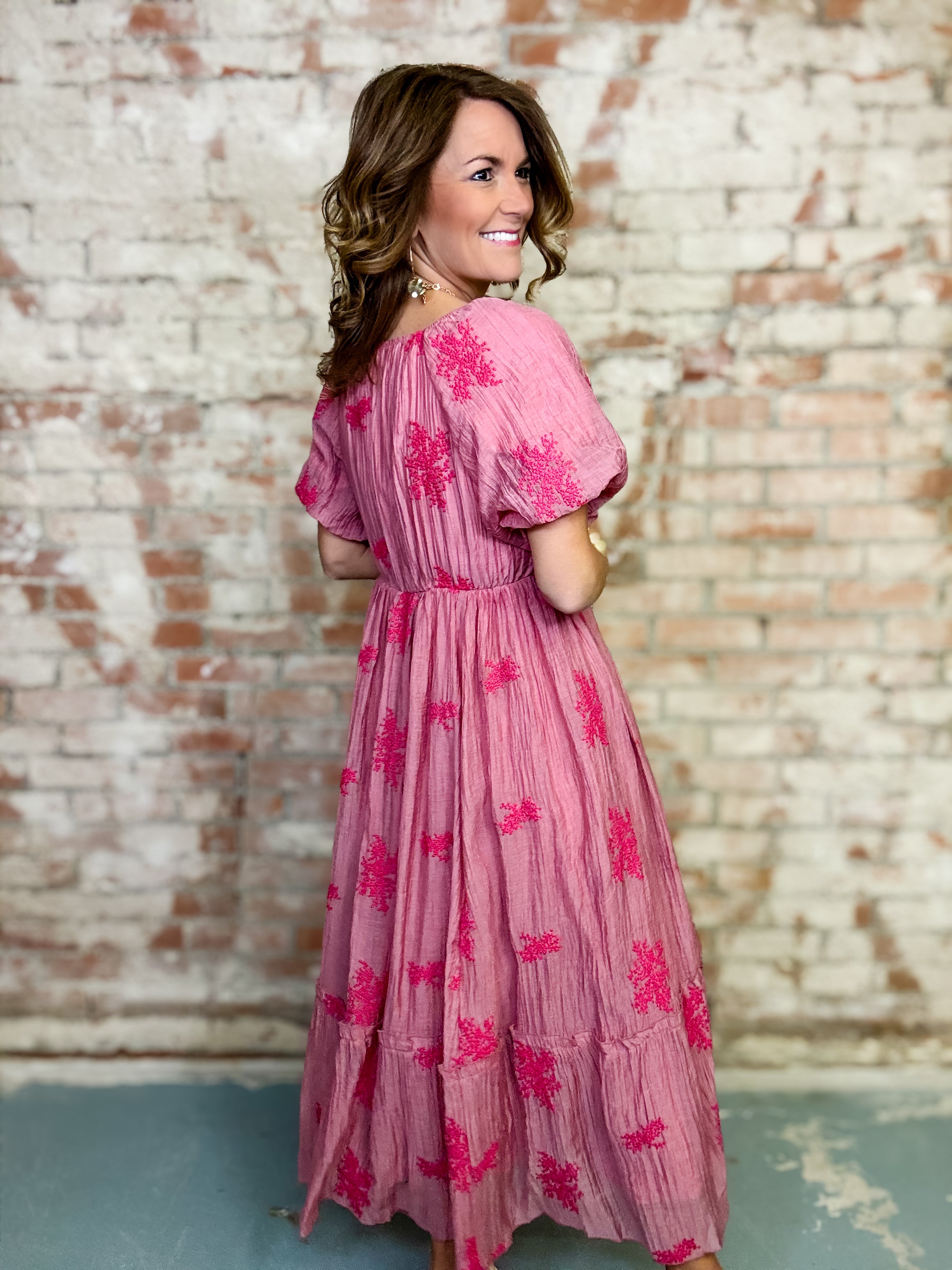 Wanette Tiered Midi Dress