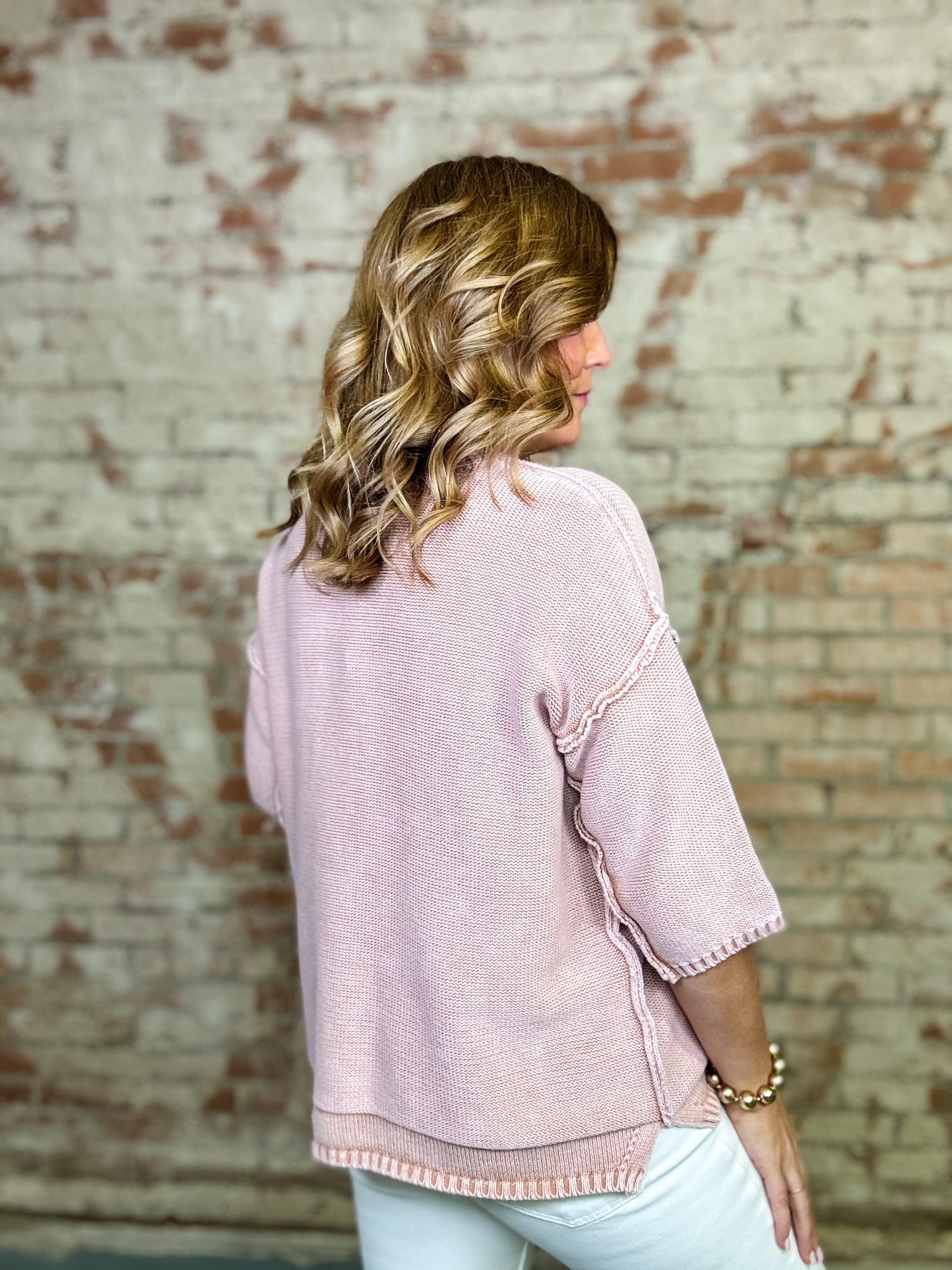 Roman Knitted Sweater Top