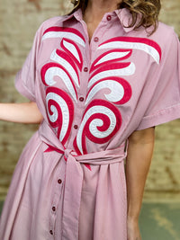 Ember Pinstripe Dress