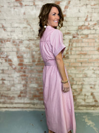 Ember Pinstripe Dress