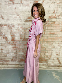 Ember Pinstripe Dress