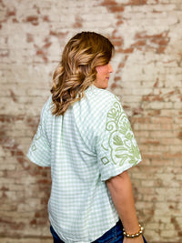 Chela Gingham Top
